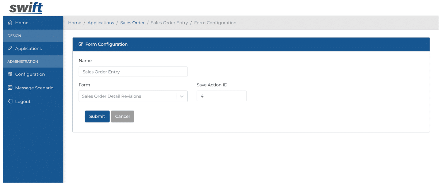 Form Configuration